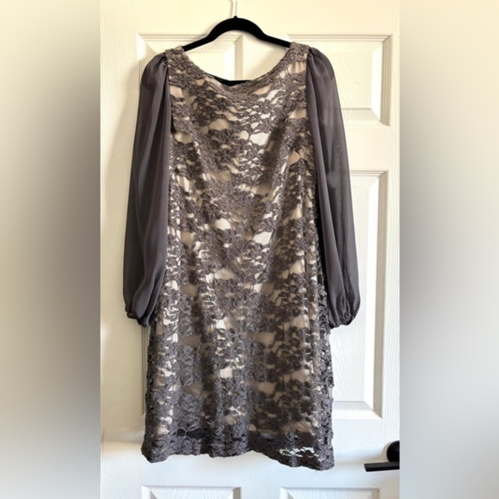 Eliza J Gray Dress - Picture 1 of 4